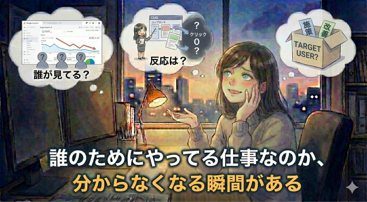 誰のためにやってる仕事なのか、分からなくなる瞬間がある