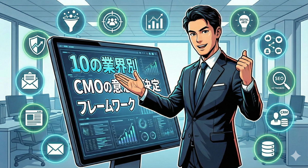 【10の業界別】CMOの意思決定フレームワーク
