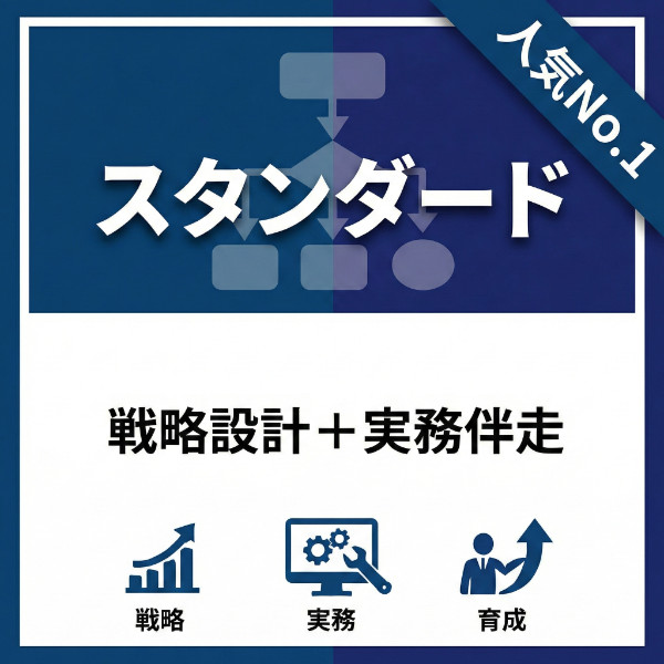 スタンダードプラン - 戦略設計+実務伴走