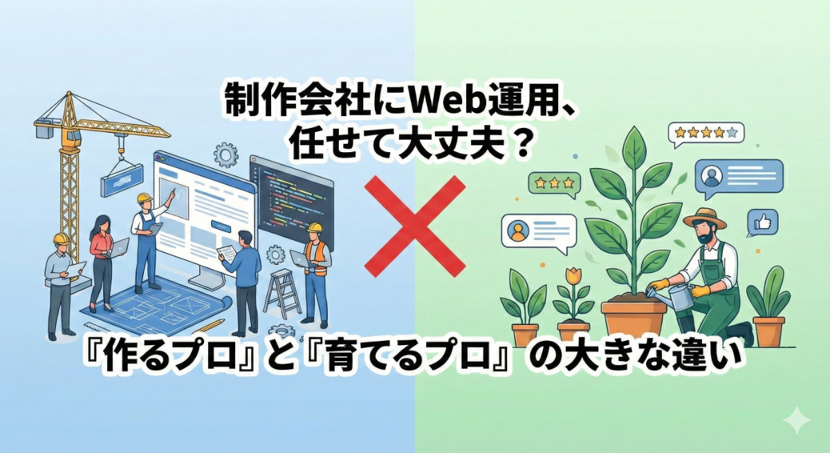 Web制作会社にWeb運用を任せてはいけない？