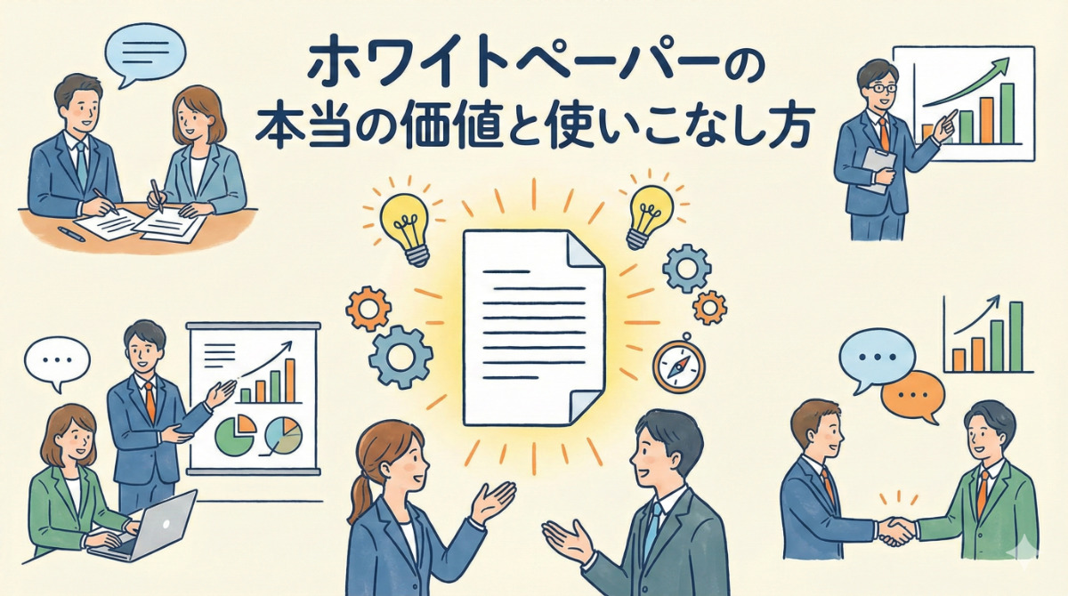 ホワイトペーパーの本当の価値と使いこなし方