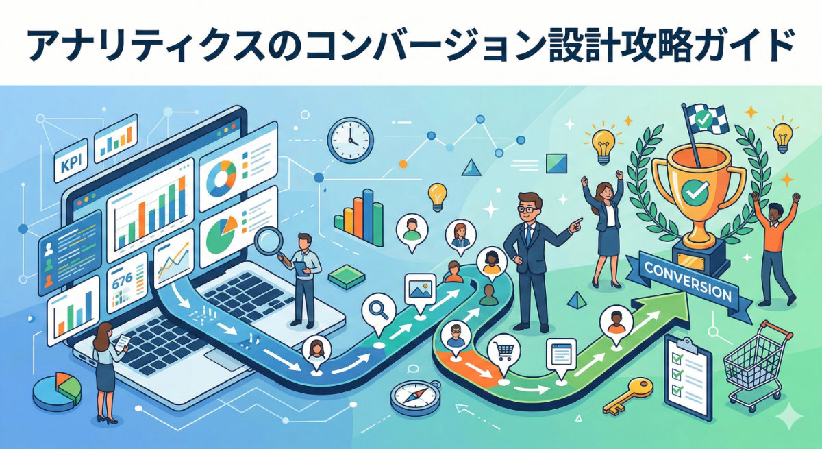 アナリティクスのコンバージョン設計攻略ガイド